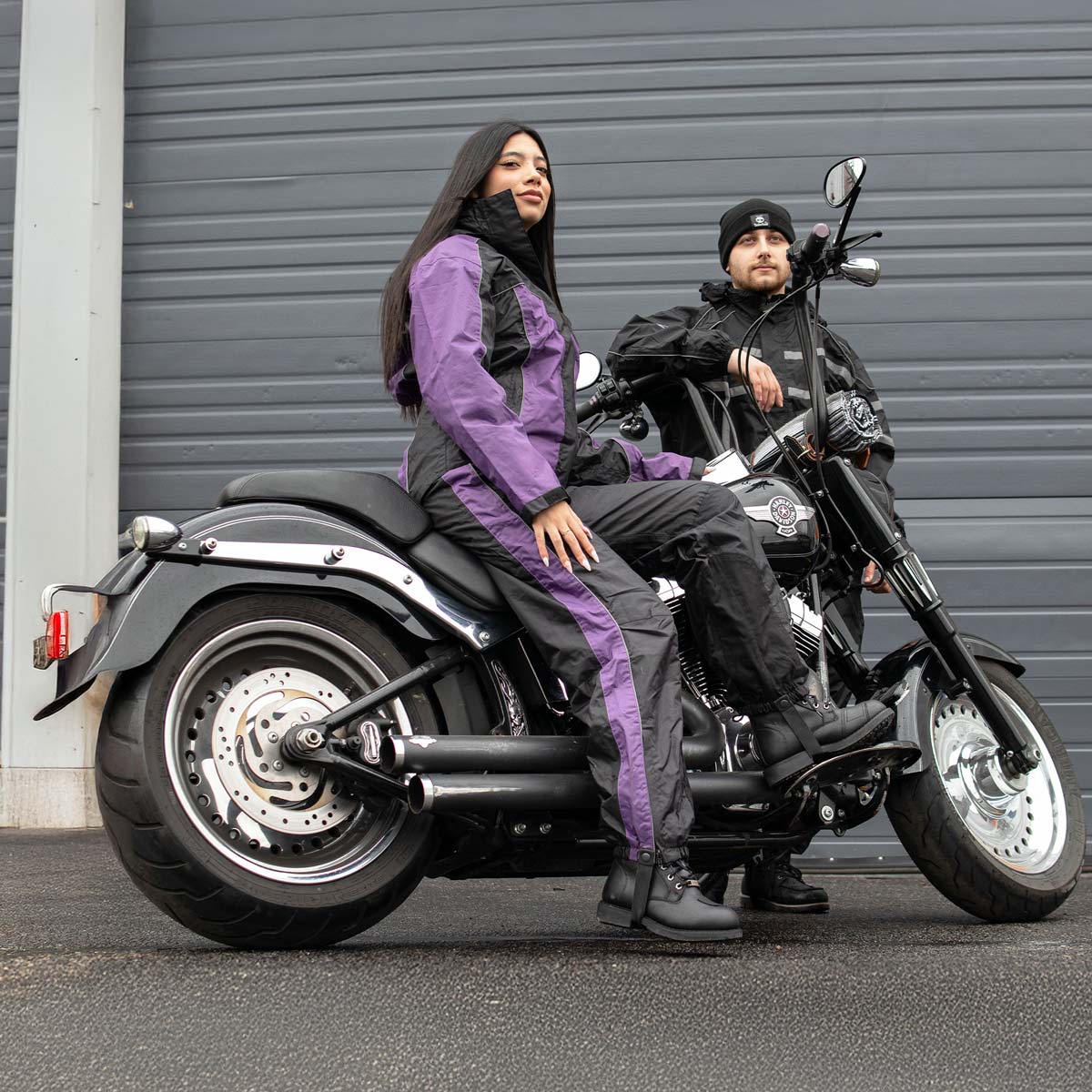 NexGen SH2222 Women's Purple and Black Oxford Water Proof
