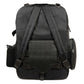 Milwaukee Leather SH540 Medium Black Size Leather and Textile Motorcycle Sissy Bar Back Pack Bag