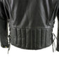 Milwaukee Leather LKM17002 Men's Premium Top Grade Black Leather Motorcycle Riders Jacket w/  Zip-Out Lining