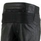 Milwaukee Leather LKM5713 Men's Premium Black Cowhide Leather Racing Pants w/ CE Armor Knee Protection