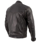 Milwaukee Leather LKM7006 Men's Classic Retro Distressed Brown Leather Jacket with CE Armor Protection