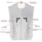 Milwaukee Leather Men's Creeper Black Triple Strap Leather Motorcycle Vest - LKM3791