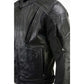 Milwaukee Leather LKM17007 Men's Premium Black Leather Motorcycle Bikers Rider Jacket w/ CE Armor