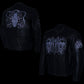 Milwaukee Leather LKM17008 Men's Premium Black Reflective Skulls Cruiser Style Motorcycle Jacket w/ CE Armor