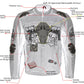 Milwaukee Leather LKM17008 Men's Premium Black Reflective Skulls Cruiser Style Motorcycle Jacket w/ CE Armor