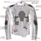 Milwaukee Leather LKM7009 Men's Flying Mayhem Skull Premium Black Leather Motorcycle Riders Jacket w/ CE Armor Protection