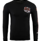 Biker Clothing Co. BCC117004 Men's Black 'Work Sucks, Let's Ride ' Long Sleeve T-Shirt