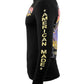 Biker Clothing Co. BCC117005 Men's Black 'Ride Free, American Made' Long Sleeve T-Shirt