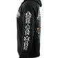 Biker Clothing Co. BCC118001 Men's Black 'American Made-Free To Ride' Motorcycle Hoodie