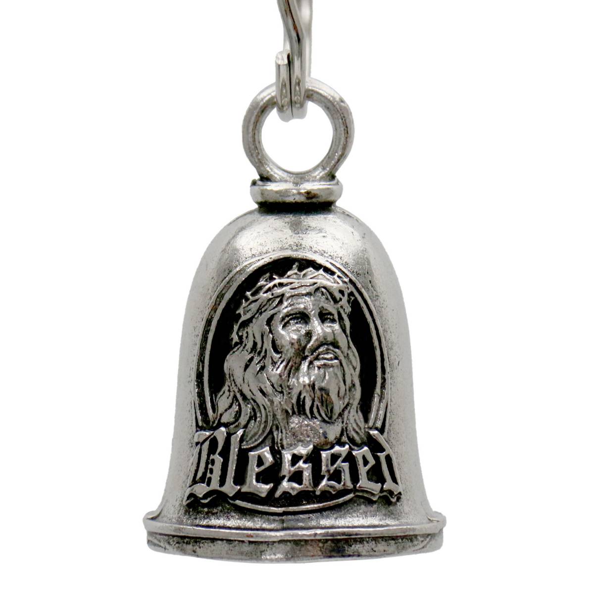 Milwaukee Leather MLB9112 Jesus Motorcycle Good Luck Bell w/ Key