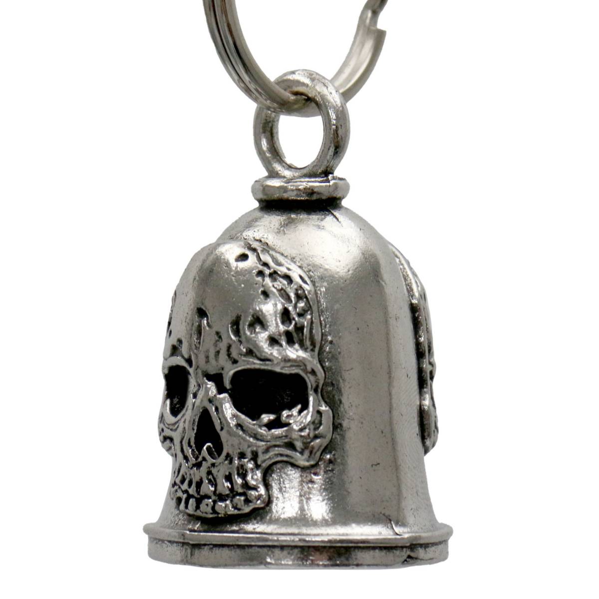 Shell Bells Milwaukee Milwaukee Leather MLB9138 Skull Bell Motorcycle Good Luck Bell w/ Key