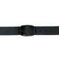 Hot Leathers BLA1133 Men's Don't Thread On Me Black Leather Belt w/ Interchangeable Buckle - 1.5 inches Wide