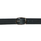 Hot Leathers BLA1135 Men's Don't Thread On Me Black Leather Belt w/ Interchangeable Buckle - 1.5 inches Wide
