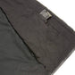 Club Vest CVM3039 Men's Black Denim Motorcycle Rider Vest with Leather Trim and Side Laces