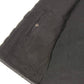 Club Vest CVM3039 Men's Black Denim Motorcycle Rider Vest with Leather Trim and Side Laces
