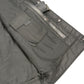 Club Vest CVM3710 Men’s Leather Black Open Neck Vest with Snap and Zip Front Closure