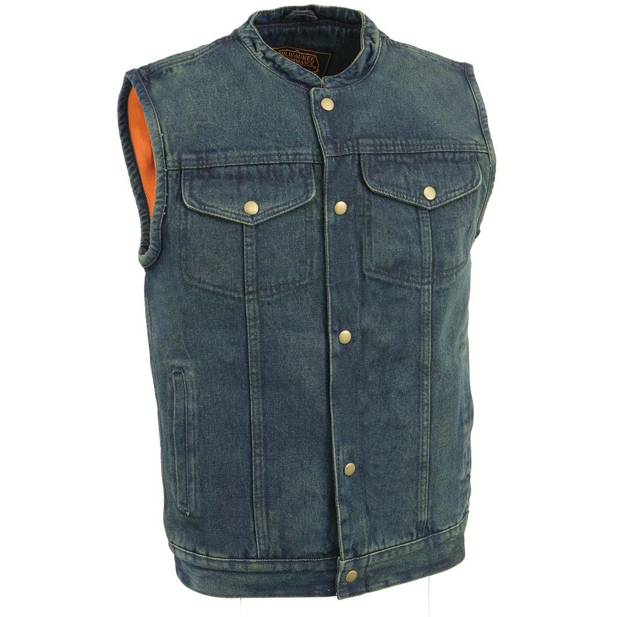 SOA Herren Motorrad-Weste Aus Leder – Biker Style Mit Diamant-Quiltung, 8 Taschen, 1.1–1.2 Mm Stark