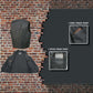 Event Leather EL1310GO Men's Black Leather Classic Snap Button Biker Vest