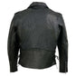 Event Leather EL5411 Men's Black Classic Side Lace Motorcycle Leather Jacket – Motorcycle Riding Jackets