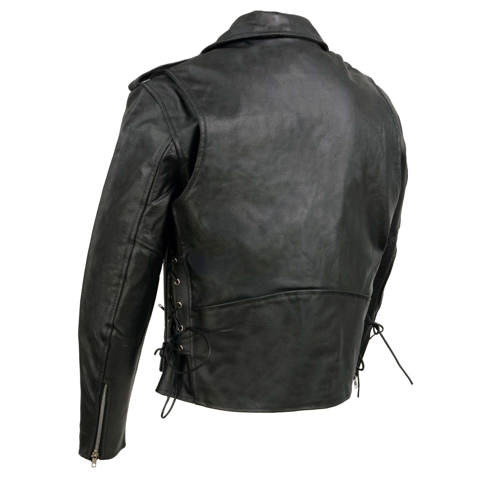 Event Leather EL5411 Men's Black Classic Side Lace Motorcycle