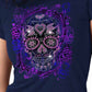 Hot Leathers GLR1563 Ladies Black Sugar Skull Bling T-Shirt