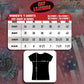 Hot Leathers Ladies Blue Angel Roses Fitted 3D All Over Printed T-Shirt GLS1002
