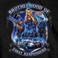 Hot Leathers GMD1449 Men's 'Brotherhood of First Responders Police' Black T-Shirt