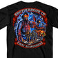 Hot Leathers GMD1450 Men's Brotherhood of First Responders Fireman Black T-Shirt