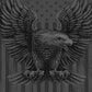Hot Leathers GMS1524 Men’s Charcoal Short Sleeved Up-Wing Eagle T-Shirt