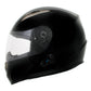 Milwaukee Helmets H510 Gloss Black Chit-Chat Full Face Wireless Motorcycle Helmet-Stream Music-Phone Calls