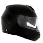 Milwaukee Helmets H7000 Glossy Black Mayday Modular Full Face Wireless Motorcycle Helmet-Stream Music-Phone Calls