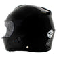 Milwaukee Helmets H7000 Glossy Black Mayday Modular Full Face Wireless Motorcycle Helmet-Stream Music-Phone Calls