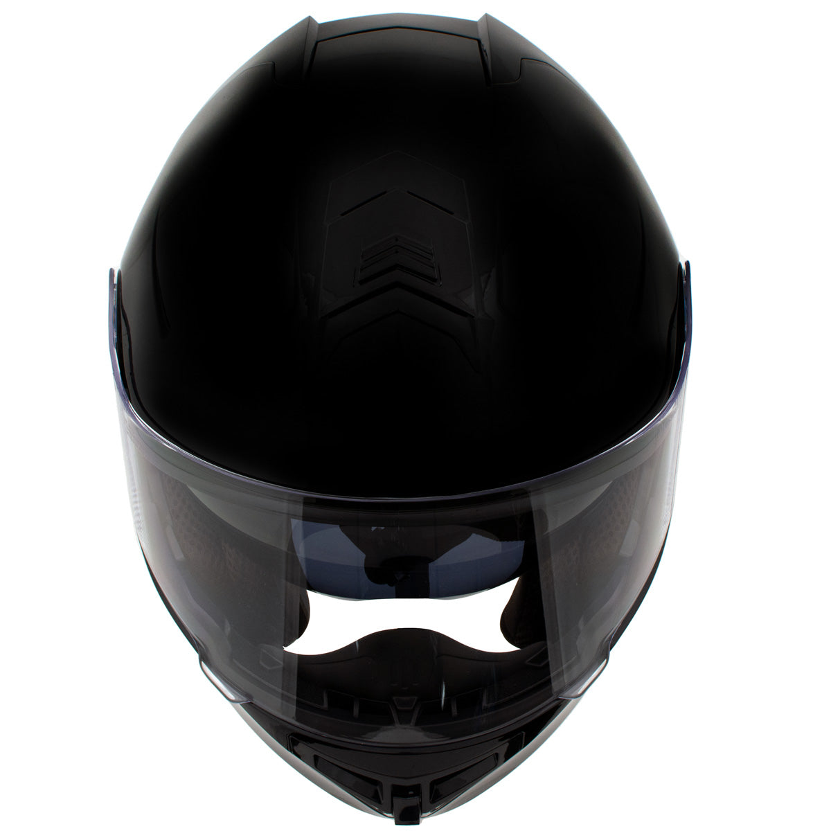 Milwaukee Helmets H7000 Glossy Black Mayday Modular Full Face Wireless Motorcycle Helmet-Stream Music-Phone Calls