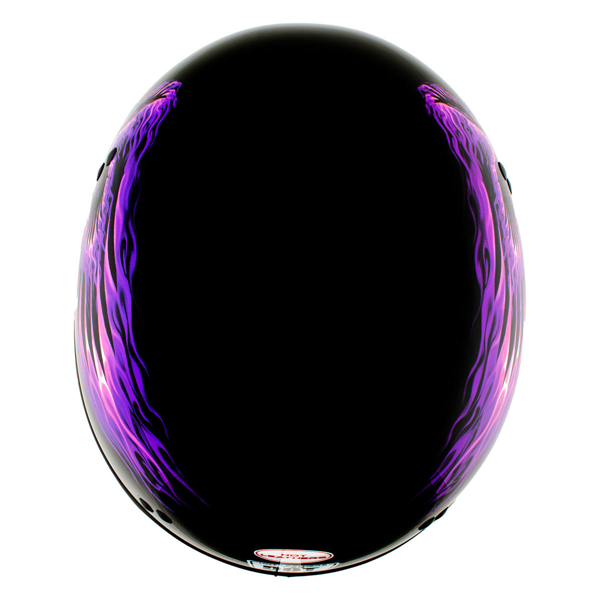 Hot Leathers HLD1007 Black Out Eagle Gloss Black Motorcycle DOT Skull Cap Half Helmet Biker