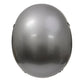 Hot Leathers HLD1050 Glossy Silver Motorcycle DOT Approved Skull Cap Half Helmet Biker