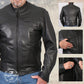 Milwaukee Leather USA MADE MLJKM5001 Men's Black 'Road Racer' Premium Leather Motorcycle Jacket