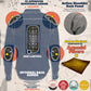 Milwaukee Leather MPM1621 Men's Grey CE Armored Long Sleeve Motorcycle Riders Shirt w/ Reinforced w/ Aramid Fibers