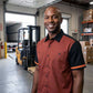 MMCC Men's Pit Line Mechanic Button Up Shirt - Dual Chest Pockets - Microfiber Panel - Rider Ready - MMC16024