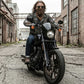 Milwaukee Leather Unisex Brown Leather Neck Warmer - Fleece-Lined Cold Weather Motorcycle Face Cover - MP7590