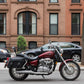 Milwaukee Performance MP8325 Black Zip Off PVC Throw Over Saddlebags with Double Strap Front