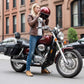Milwaukee Performance MP8325 Black Zip Off PVC Throw Over Saddlebags with Double Strap Front
