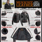 Milwaukee Leather LKL2737 Women's Black Premium Leather Motorcycle Biker Racer Style Scuba Jacket w/ Hoodie