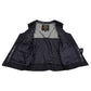 Milwaukee Leather Women's Winged Black Studded Leather Motorcycle Vest with Reflective Wings - LKL4715