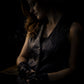 Milwaukee Leather Women's Bling V-Neck Leather Motorcycle Vest with Rhinestone Detail