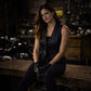 Milwaukee Leather Women's Bling V-Neck Leather Motorcycle Vest with Rhinestone Detail