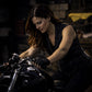 Milwaukee Leather Women's Bling V-Neck Leather Motorcycle Vest with Rhinestone Detail