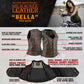 Milwaukee Leather Women's Bella Distressed Brown Leather Motorcycle Vest with Side Laces - LKL4719