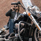 Milwaukee Leather Men's Matte Black Street CE Armored Motorcycle Vented Jacket - Reflective - LKM17012