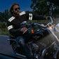 Milwaukee Leather Men's Matte Black Street CE Armored Motorcycle Vented Jacket - Reflective - LKM17012