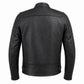 Milwaukee Leather Men's 'The Racer' Premium Black Leather Vented Racer Style Motorcycle Biker Jacket w/ CE Armor - LKM17015
